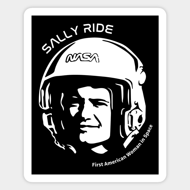 Women in Space: Sally Ride Magnet by photon_illustration